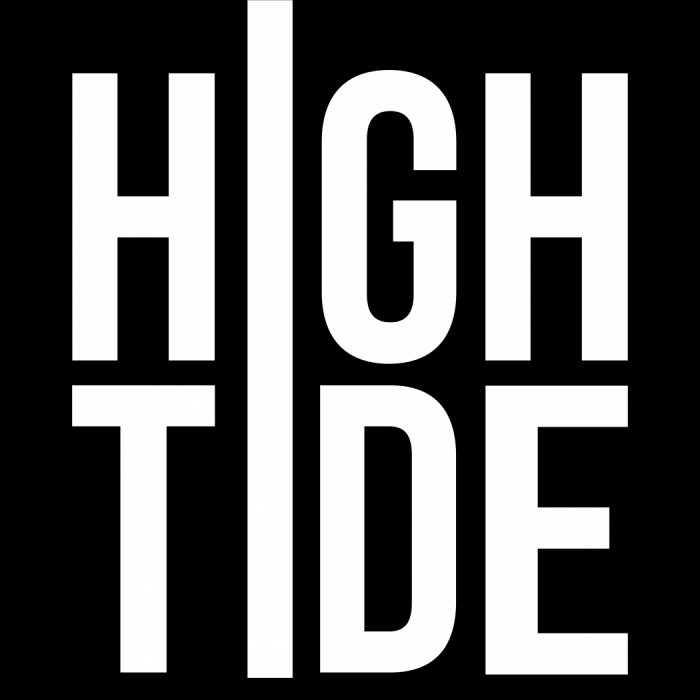HighTide Logo White on Black SQExtended